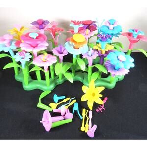 Children's Buildable Flower Toy Set - Educational STEM Garden Playset 133 PC